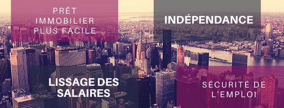 Il est plus facile d'obtenir un pret immobilier en étant salarié en portage car vous avez une sécurite de l'emploi et vous pouvez en plus lisser vos salaires 